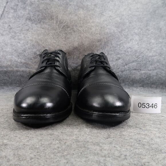 Belvedere Shoes Men 10.5 Oxford Cap Toe Duke Leather Black Classic Comfort Dress main image 4
